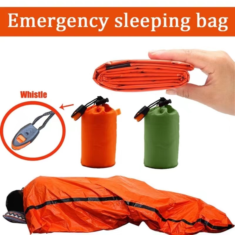 Emergency Mylar Tent - Śpiwór awaryjny, koc awaryjny Mylar, wodoodporny,