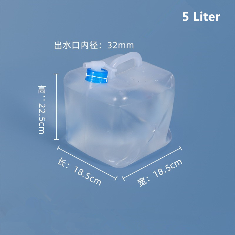 1 szt. 5L Plastikowy Składany  – Water Bag Collapsible recenzja i cena