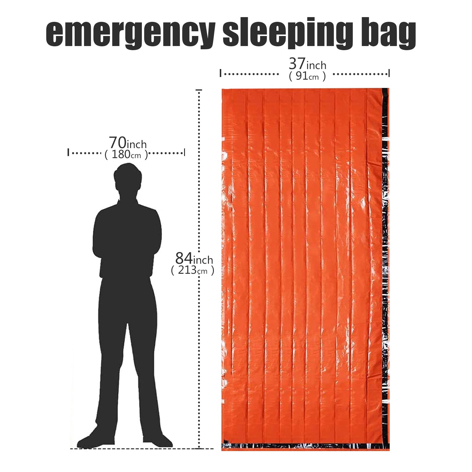Śpiwór awaryjny, koc awaryjny  – Emergency Mylar Tent recenzja i cena